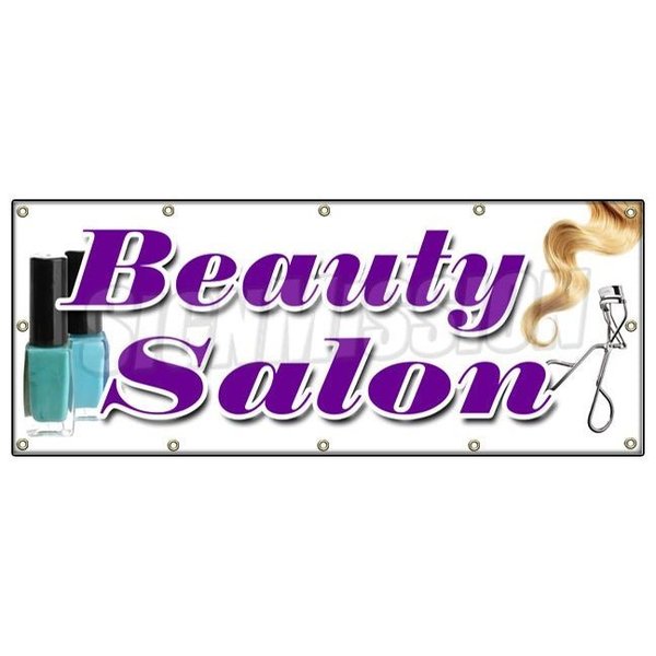 Signmission BEAUTY SALON BANNER SIGN hairdresser stylist colorist color haircuts B-120 Beauty Salon